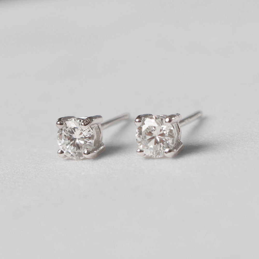 Rachel Diamond Stud Earrings