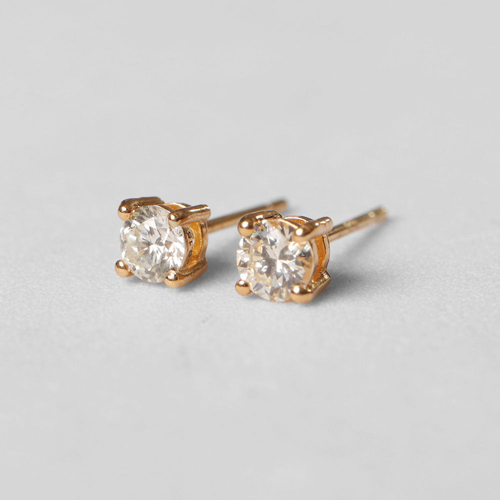 Rachel Diamond Stud Earrings