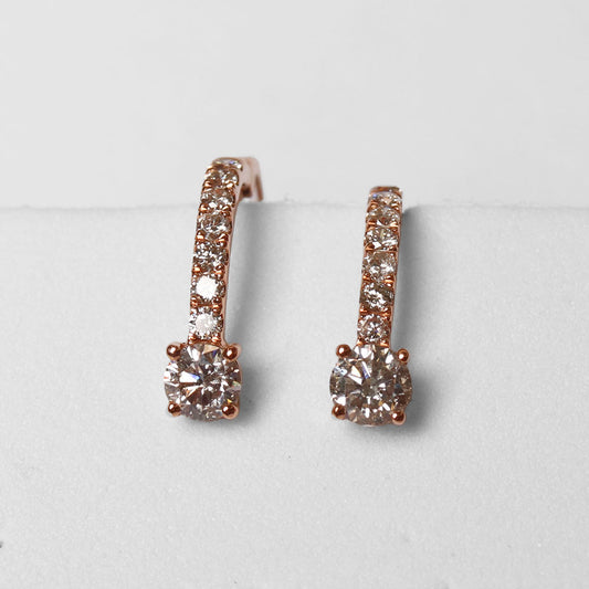 Grace Diamond Hoop Earrings